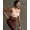 imageRUNNING GIRL High Impact Sports Bras for Women  Scoop Neck Strappy Sports Bra High Support Moulded Cup Workout BraAflush Pink