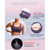 imageRUNNING GIRL High Impact Sports Bras for Women  Scoop Neck Strappy Sports Bra High Support Moulded Cup Workout BraApurple