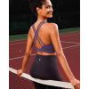imageRUNNING GIRL High Impact Sports Bras for Women  Scoop Neck Strappy Sports Bra High Support Moulded Cup Workout BraApurple