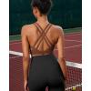 imageRUNNING GIRL High Impact Sports Bras for Women  Scoop Neck Strappy Sports Bra High Support Moulded Cup Workout BraAtaupe