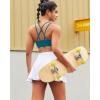 imageRUNNING GIRL High Impact Sports Bras for Women  Scoop Neck Strappy Sports Bra High Support Moulded Cup Workout BraBstorm Teal