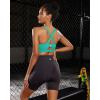imageRUNNING GIRL Sports Bra for Women High Support Molded Cup Strappy Running Sports Bras with Sewn in PadsBright Green