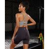 imageRUNNING GIRL Sports Bra for Women High Support Molded Cup Strappy Running Sports Bras with Sewn in PadsGrey