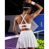 imageRUNNING GIRL Sports Bra for Women High Support Molded Cup Strappy Running Sports Bras with Sewn in PadsPink