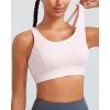 imageRUNNING GIRL Sports Bras for Women High Support Molded Cup Strappy High Impact Sports Bras for Women with Sewn in PadsPink