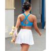 imageRUNNING GIRL Sports Bra for Women High SupportMolded Cup High Impact Sports Bras with Sewn in PadsAbrilliant Blue