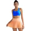 imageRUNNING GIRL Sports Bra for Women High SupportMolded Cup High Impact Sports Bras with Sewn in PadsAsparkle Blue