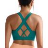 imageRUNNING GIRL Sports Bra for Women High SupportMolded Cup High Impact Sports Bras with Sewn in PadsAteal