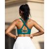 imageRUNNING GIRL Sports Bra for Women High SupportMolded Cup High Impact Sports Bras with Sewn in PadsTeal