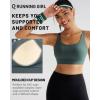 imageRUNNING GIRL Sports Bra for Women High Support Molded Cup High Impact Sports Bras with Sewn in Pads Workout Running BraSage Green