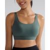imageRUNNING GIRL Sports Bra for Women High Support Molded Cup High Impact Sports Bras with Sewn in Pads Workout Running BraSage Green