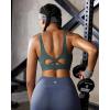 imageRUNNING GIRL Sports Bra for Women High Support Molded Cup High Impact Sports Bras with Sewn in Pads Workout Running BraSage Green
