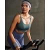imageRUNNING GIRL Sports Bra for Women High Support Molded Cup High Impact Sports Bras with Sewn in Pads Workout Running BraSage Green