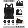 imageRUNNING GIRL Sports Bras for Women High Impact Molded Cup Compression Running Tops with Removable Pads Best for AD Cup