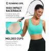 imageRUNNING GIRL Sports Bras for Women High Support Moulded Cup High Impact Sports Bras Racerback Workout Running Yoga Bra3045 Lake Green