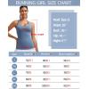 imageRUNNING GIRL Workout Tank Tops for Women Built in Shelf Bras PaddedSleeveless Gym Tops Athletic Yoga ShirtsDlight Blue