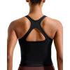 imageRUNNING GIRL Sports Bras for Women High Impact Molded Cup Compression Running Tops with Removable Pads Best for AD Cup