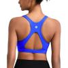 imageRUNNING GIRL Sports Bras for Women High SupportRacerback High Impact Sports Bra Moulded Cup Workout Bra Push upEcerulean Blue