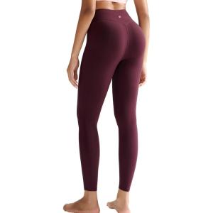 imageRUNNING GIRL High Waisted Leggings for WomenTummy Control Workout Yoga Pants Compression Pants Buttery SoftTaupe