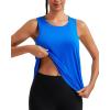imageRUNNING GIRL Racerback Running Yoga Athletic Tank Tops for Women Sleeveless Workout Tank Tops Woman Tennis ShirtsBblue