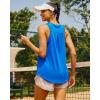 imageRUNNING GIRL Racerback Running Yoga Athletic Tank Tops for Women Sleeveless Workout Tank Tops Woman Tennis ShirtsBblue