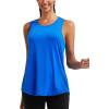 imageRUNNING GIRL Racerback Running Yoga Athletic Tank Tops for Women Sleeveless Workout Tank Tops Woman Tennis ShirtsBblue