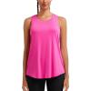 imageRUNNING GIRL Racerback Running Yoga Athletic Tank Tops for Women Sleeveless Workout Tank Tops Woman Tennis ShirtsBrose Red