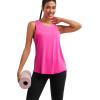 imageRUNNING GIRL Racerback Running Yoga Athletic Tank Tops for Women Sleeveless Workout Tank Tops Woman Tennis ShirtsBrose Red