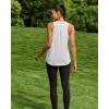 imageRUNNING GIRL Racerback Running Yoga Athletic Tank Tops for Women Sleeveless Workout Tank Tops Woman Tennis ShirtsBwhite