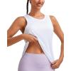 imageRUNNING GIRL Racerback Running Yoga Athletic Tank Tops for Women Sleeveless Workout Tank Tops Woman Tennis ShirtsBwhite