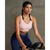 imageRUNNING GIRL High Impact Sports Bras for WomenRacerback Running Bra Workout Crop Tank Tops Longline Sports Bra Push upDflush Pink
