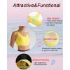 imageRUNNING GIRL High Impact Sports Bras for WomenRacerback Running Bra Workout Crop Tank Tops Longline Sports Bra Push upDyellow