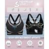 imageRUNNING GIRL Sports Bras for WomenYBack Medium Support Workout Sports Bra Padded Racerback Supportive Bras Push upYblack