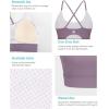 imageRUNNING GIRL Sports Bras for WomenYBack Medium Support Workout Sports Bra Padded Racerback Supportive Bras Push upZpurple