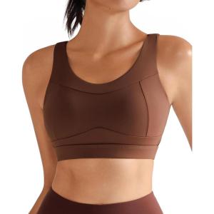 imageRUNNING GIRL High Impact Sports Bras for WomenRacerback Running Bra Workout Crop Tank Tops Longline Sports Bra Push upDespresso