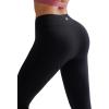 imageRUNNING GIRL Leggings for Women 25quot Inseam High Waisted Compression Buttery Soft Yoga Pants with PocketsBlack