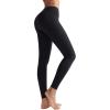 imageRUNNING GIRL Leggings for Women 25quot Inseam High Waisted Compression Buttery Soft Yoga Pants with PocketsBlack