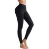 imageRUNNING GIRL Leggings for Women 25quot Inseam High Waisted Compression Buttery Soft Yoga Pants with PocketsBlack