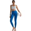imageRUNNING GIRL Leggings for Women 25quot Inseam High Waisted Compression Buttery Soft Yoga Pants with PocketsDeep Blue