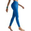 imageRUNNING GIRL Leggings for Women 25quot Inseam High Waisted Compression Buttery Soft Yoga Pants with PocketsDeep Blue