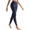 imageRUNNING GIRL Leggings for Women 25quot Inseam High Waisted Compression Buttery Soft Yoga Pants with PocketsNavy Blue
