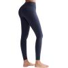 imageRUNNING GIRL Leggings for Women 25quot Inseam High Waisted Compression Buttery Soft Yoga Pants with PocketsNavy Blue