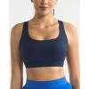 imageRUNNING GIRL High Impact Sports Bras for Women High Support Molded Cups Adjustable Straps Sports Bra with Sewn in PadsNavy Blue