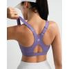 imageRUNNING GIRL High Impact Sports Bras for Women High Support Molded Cups Adjustable Straps Sports Bra with Sewn in PadsPurple