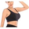 imageRUNNING GIRL Sports Bras for WomenPadded Sports Bra Tank Top Sexy Crisscross Back High Impact Longline Workout Yoga Bra1black