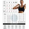 imageRUNNING GIRL Sports Bras for WomenPadded Sports Bra Tank Top Sexy Crisscross Back High Impact Longline Workout Yoga Bra2black