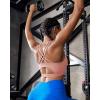 imageRUNNING GIRL Sports Bras for WomenPadded Sports Bra Tank Top Sexy Crisscross Back High Impact Longline Workout Yoga BraPink