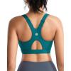 imageRUNNING GIRL High Impact Sports Bras for Women High Support Molded Cups Adjustable Straps Sports Bra with Sewn in PadsStorm Teal