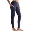 imageRUNNING GIRL Leggings with Pockets for WomenHigh Waist Athletic Yoga Pants with Tummy Control Buttery SoftNavy Blue