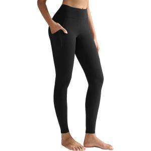 imageRUNNING GIRL Leggings with Pockets for WomenHigh Waist Athletic Yoga Pants with Tummy Control Buttery SoftBlack